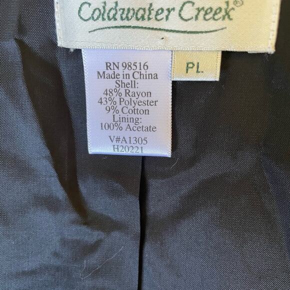 Vintage Coldwater Creek PL Tapestry Jacket Boho Southwestern Woven Coat - Picture 8 of 10